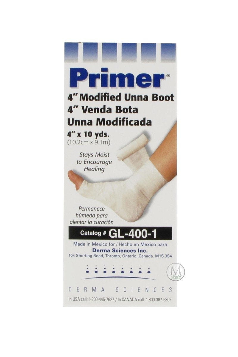 Load image into Gallery viewer, Derma Sciences Primer Modified Unna Boot Compression Bandage - 3&quot; or 4&quot;
