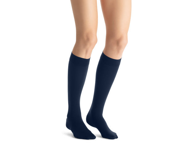 Load image into Gallery viewer, JOBST Women&#39;s Opaque Softfit Knee High 20-30 mmHg Closed Toe
