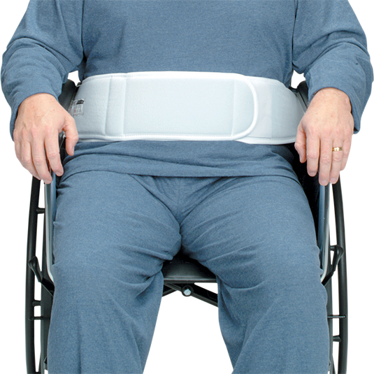 DeRoyal Foam Wheelchair Belt w/ Hook and Loop Closure