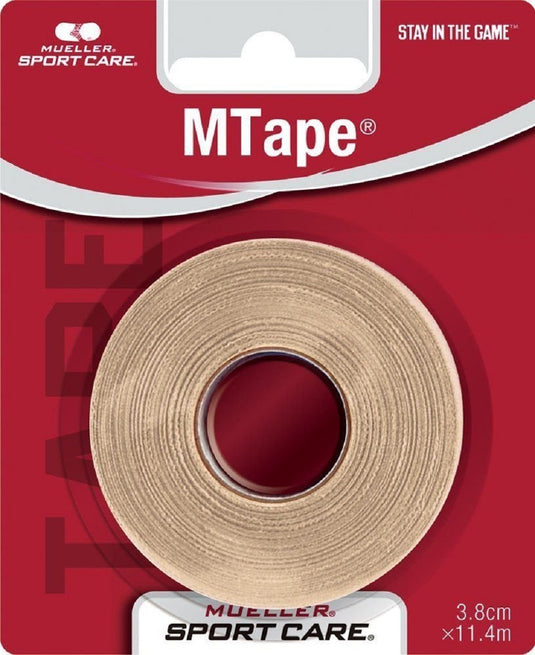 Mueller MTape, Clamshell, 1.5in x 10 yd