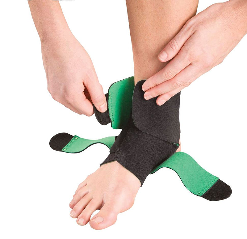 Load image into Gallery viewer, Mueller Adjustable Ankle Support Green Line
