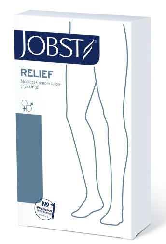 JOBST Relief Compression Stockings 20-30 mmHg Pet Knee High Silicone Dot Band OT