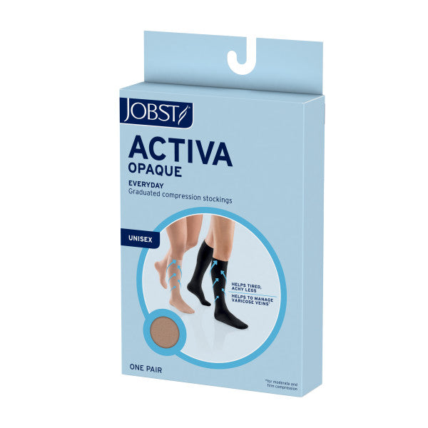 Load image into Gallery viewer, JOBST Activa Opaque 15-20 Knee High, Close Toe
