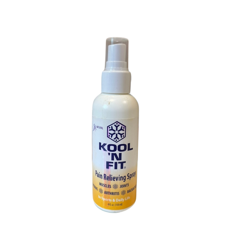 Load image into Gallery viewer, Kool &#39;N Fit Pain Relieving Spray 4 oz. Bottle, FINAL SALE (Packaging May Have Cosmetic Damage)
