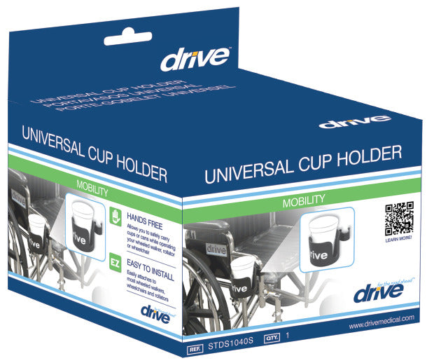 Load image into Gallery viewer, Drive Medical Universal Clamp-On Cup Holder For Walker, Rollator, &amp; Wheelchair
