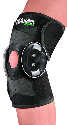 Mueller Adjustable Hinged Wraparound Knee Brace.