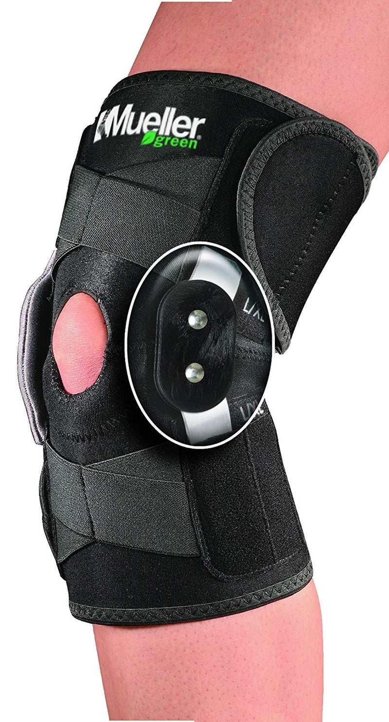 Load image into Gallery viewer, Mueller Adjustable Hinged Wraparound Knee Brace.
