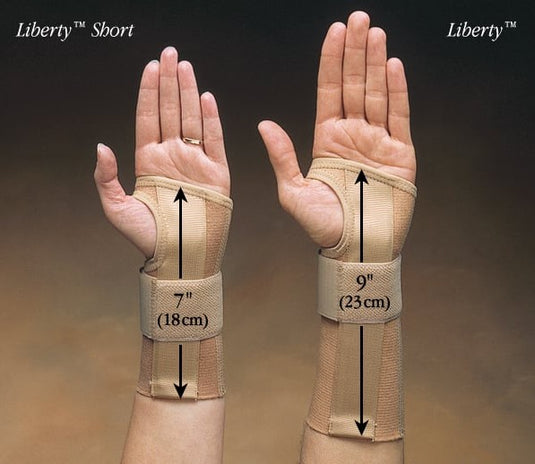 Liberty™ Orthotics Elastic Wrist Orthosis - Beige