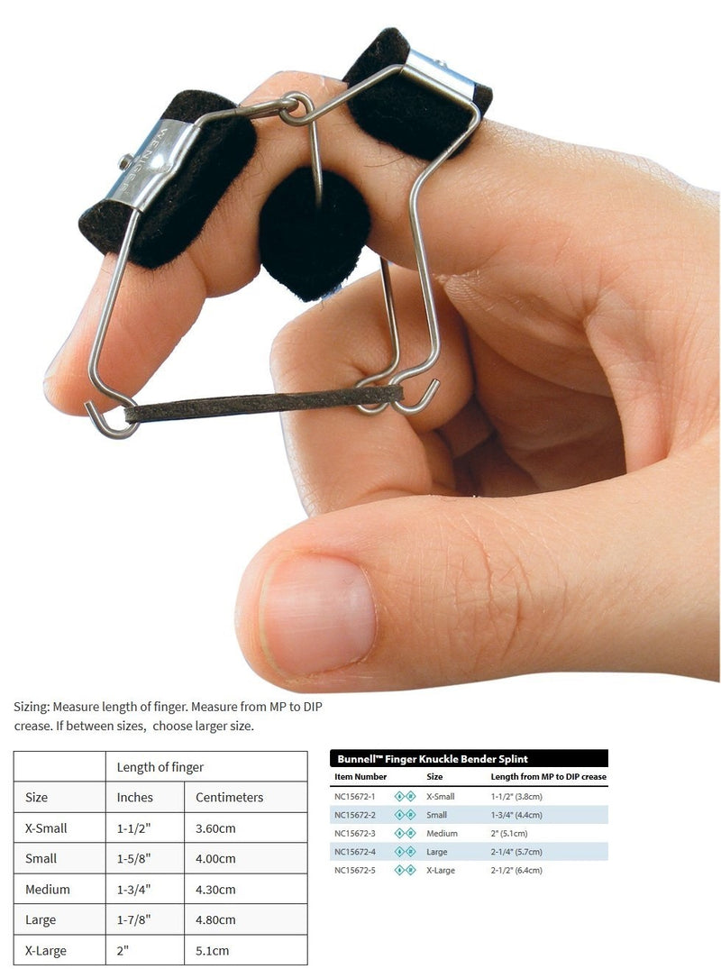 Load image into Gallery viewer, Bunnell Finger Knuckle Bender Splint
