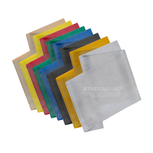 TheraBand Professional Pre-Cut Latex Resistance Bands